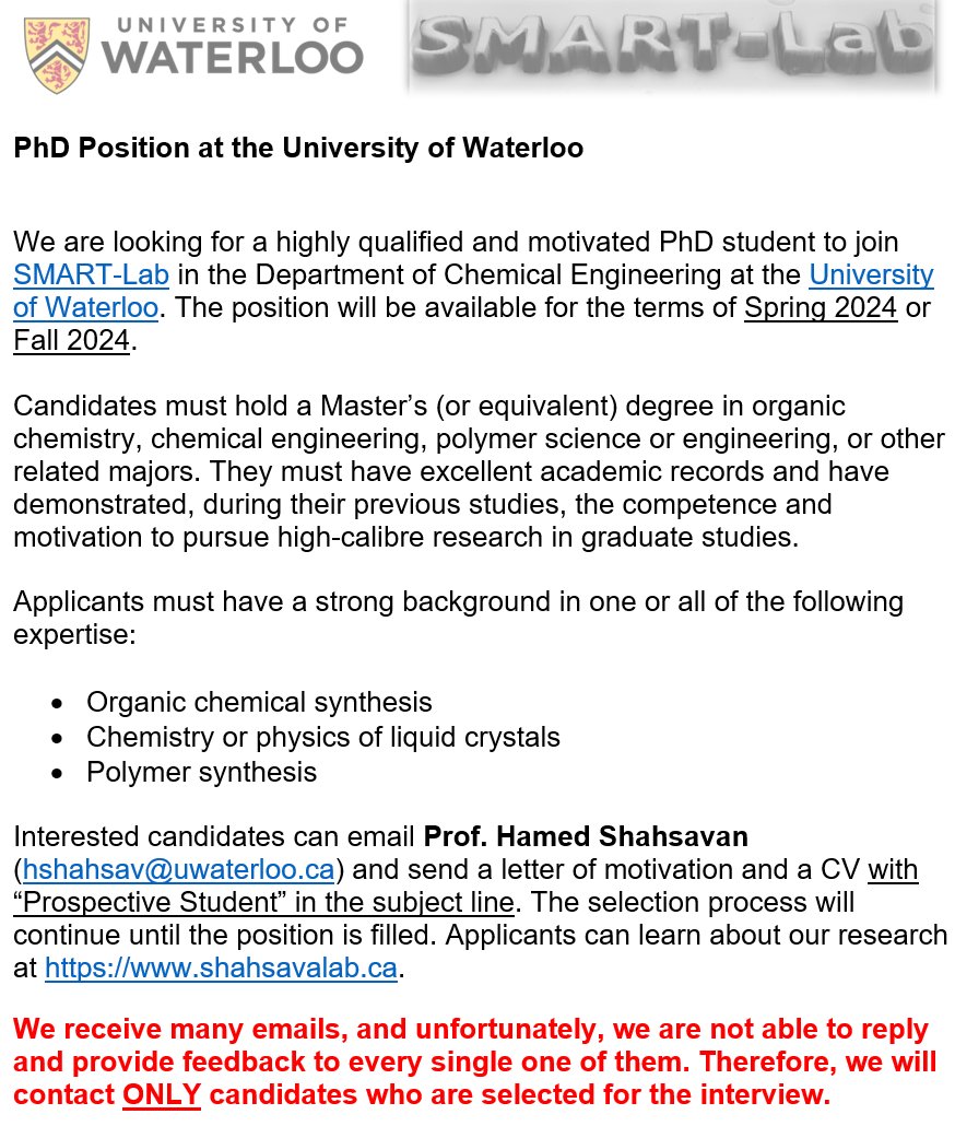 Open PhD position in my team! Please spread the word.