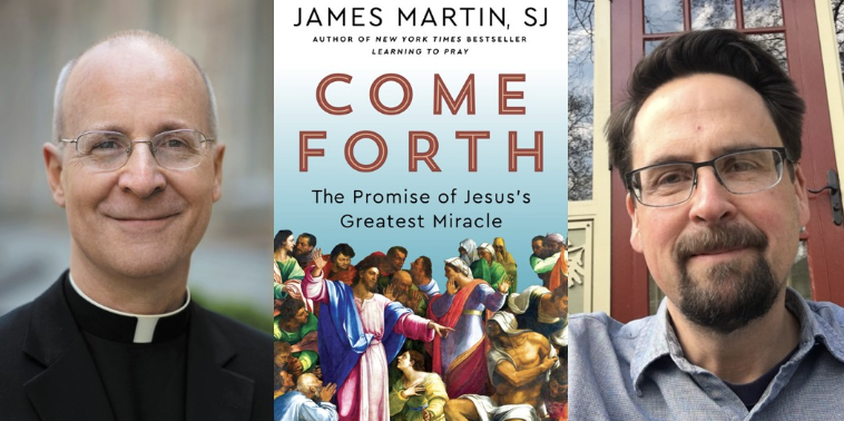 jonmsweeney's tweet image. I&apos;m talking with @JamesMartinSJ tomorrow night @boswellbooks about his Lazarus book. Join us! Register: us02web.zoom.us/webinar/regist…