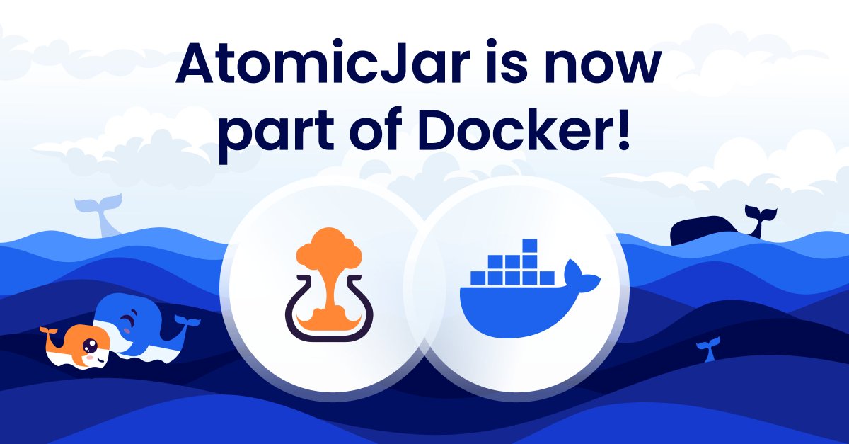 Testcontainers (@testcontainers) on Twitter photo 🎉 Big news!
🐋 <a href="/AtomicJarInc/">AtomicJar</a> is now part of <a href="/Docker/">Docker</a>! Together, we will continue to invest in and extend the open-source project that we all love <a href="/testcontainers/">Testcontainers</a>. Read the blog by <a href="/bsideup/">Sergei Egorov 🦋</a>: ow.ly/6gES50Qhv0T 🎉 Big news!
🐋 <a href="/AtomicJarInc/">AtomicJar</a> is now part of <a href="/Docker/">Docker</a>! Together, we will continue to invest in and extend the open-source project that we all love <a href="/testcontainers/">Testcontainers</a>. Read the blog by <a href="/bsideup/">Sergei Egorov 🦋</a>: ow.ly/6gES50Qhv0T