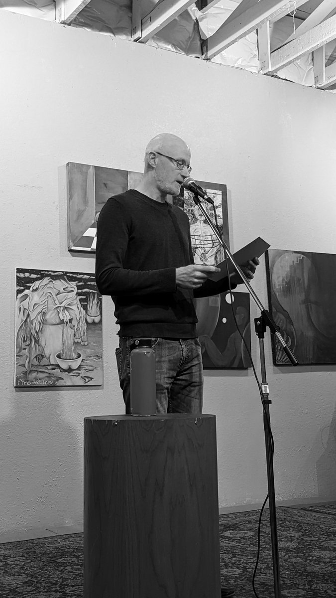 Had a blast reading on Friday night at Albuquerque's Tortuga Gallery as part of the UNM Creative Writing program's Works in Progress series. Thanks to everyone who came out to listen.