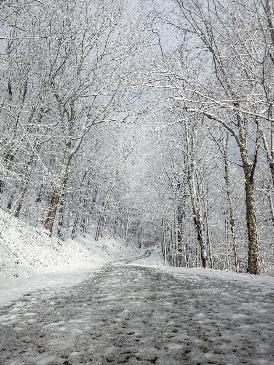 Ended up with 2.25' in Wolf Laurel. #ncwx #wncwx