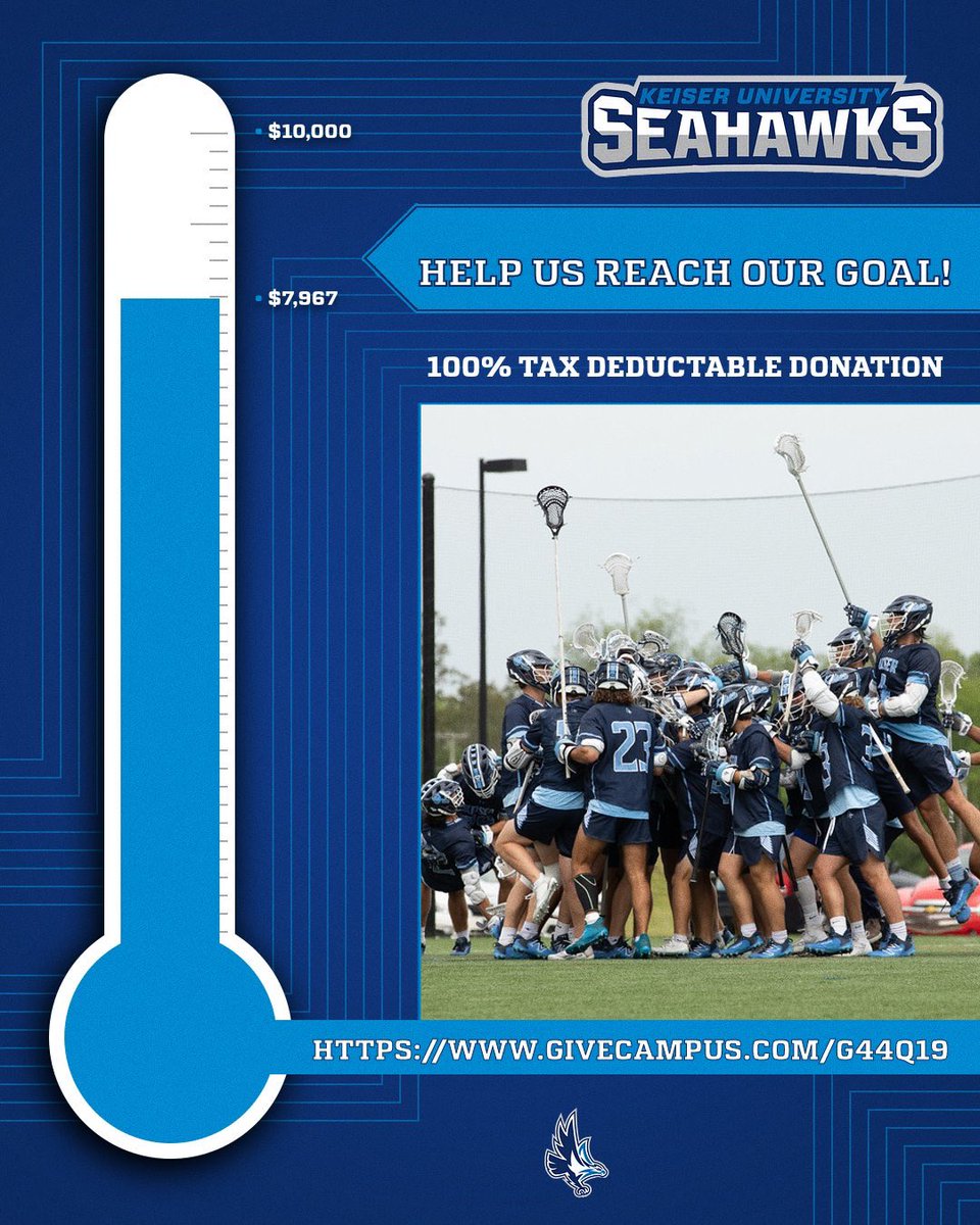 20 More days to Give! Help us reach our goal! 
givecampus.com/schools/Keiser…