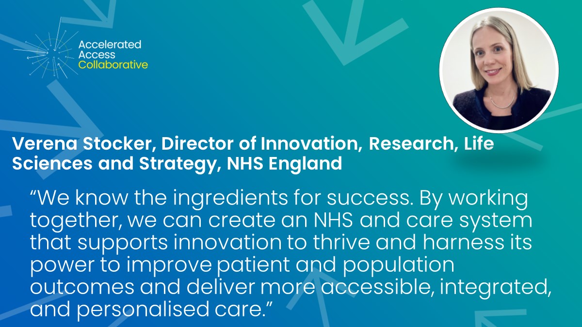Accelerated Access Collaborative (@aacinnovation) on Twitter photo In this <a href="/NHSEngland/">NHS England</a> blog our director Verena Stocker describes the five key ingredients needed to bake innovation into the NHS👇#InnovationsInHealthcare <a href="/HealthInnovNet/">Health Innovation Network</a> <a href="/NHSTransform/">Transforming health and care</a> @Vin_Diwakar
england.nhs.uk/blog/the-ingre… In this <a href="/NHSEngland/">NHS England</a> blog our director Verena Stocker describes the five key ingredients needed to bake innovation into the NHS👇#InnovationsInHealthcare <a href="/HealthInnovNet/">Health Innovation Network</a> <a href="/NHSTransform/">Transforming health and care</a> @Vin_Diwakar
england.nhs.uk/blog/the-ingre…