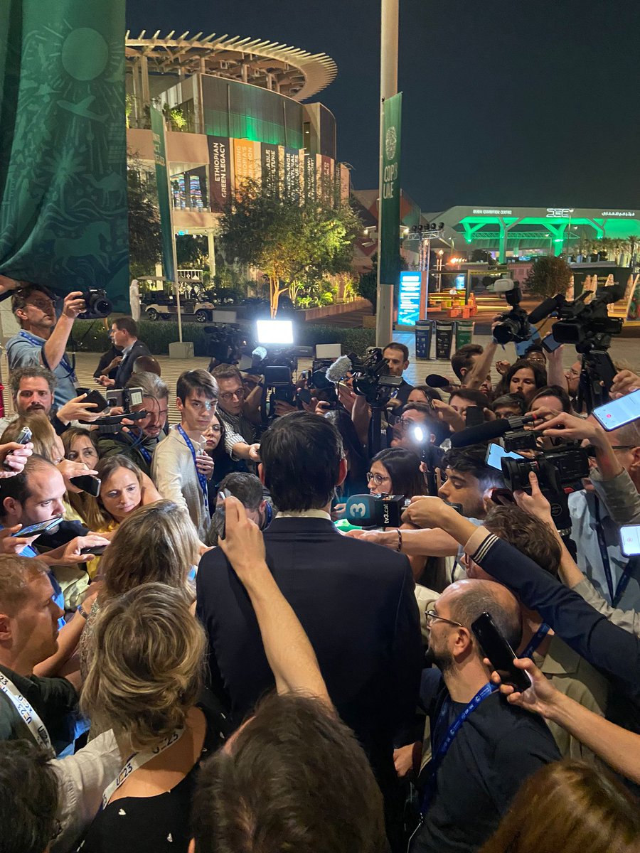 "The text as it now stands is disappointing. It is insufficient and not adequate to address the problem we are here to tackle. 

The science is clear: we need to phase out fossil fuels.

We have to continue the conversation." #COP28
