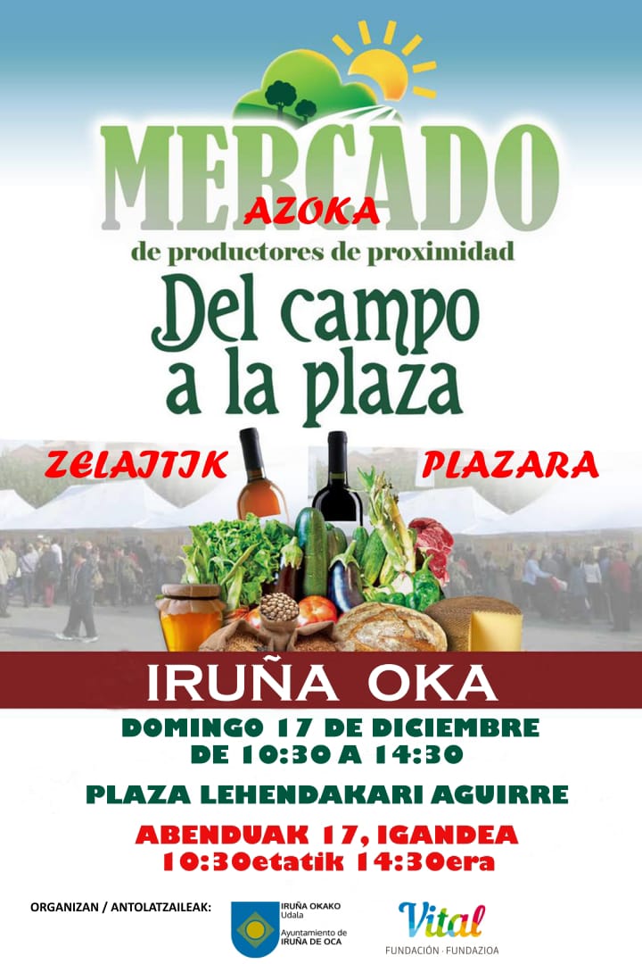 🌟 El equipo de Semilla para el Cambio de Euskadi estará en el mercadillo del 17 de diciembre en Nanclares de la Oca, promoviendo el contacto directo con productores locales y cambios en los hábitos de consumo. Allí estaremos con #RegalosSolidarios. 🛍️💙