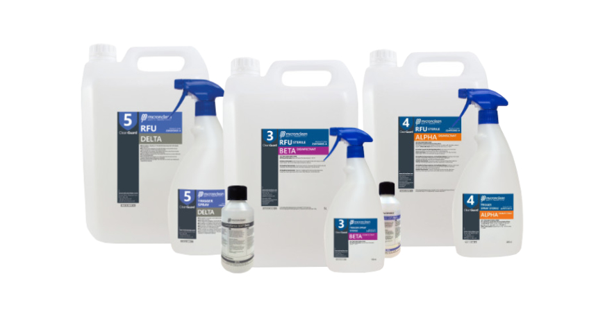 There's been 3 new products to our website this week; all part of the Micronclean product range:
✅ Micronclean Delta
✅ Micronclean Alpha Sterile QUAT Disinfectant
✅ Micronclean Beta Sterile Amine Disinfectant

View more details and spec on our website: zurl.co/S9Rk