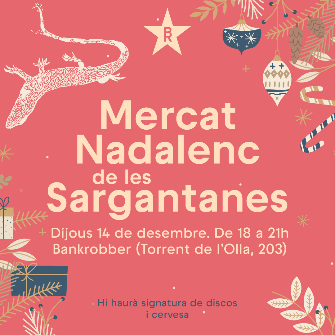 Aquesta setmana ens arriben els vinils de 'Les sargantanes al sol' d'El @petitdecaleril , i amb l'excusa, hem organitzat un mercat nadalenc i trobada de família amb tots els músics de la casa, que signaran discos i el que calgui. Dijous 14 a la tarda. Passareu a dir hola?