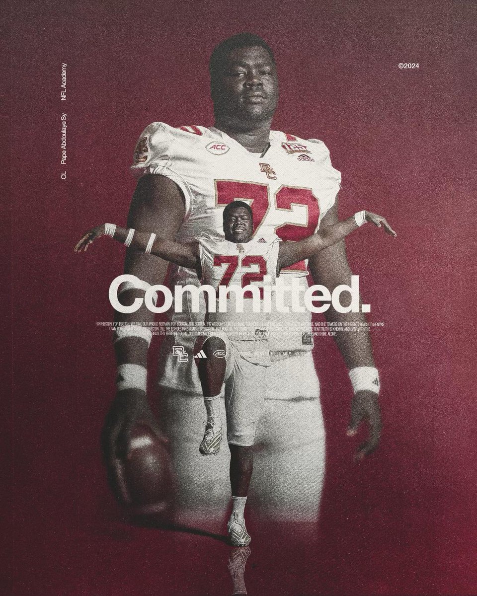 Pape Abdoulaye Sy (@pablaye30) on Twitter photo Alhamdulillah, first and foremost, praise be to God. Thank to my family specifically my mother for all the sacrifice she did for me. I am beyond blessed to announce my commitment to <a href="/BCFootball/">Boston College Football</a> can't wait to get there let's go eagles <a href="/NFLAcademy/">NFL Academy</a> <a href="/KrisDurham16/">Kris Durham</a> <a href="/ChrisSnee76/">Chris Snee</a>🦅🦅 Alhamdulillah, first and foremost, praise be to God. Thank to my family specifically my mother for all the sacrifice she did for me. I am beyond blessed to announce my commitment to <a href="/BCFootball/">Boston College Football</a> can't wait to get there let's go eagles <a href="/NFLAcademy/">NFL Academy</a> <a href="/KrisDurham16/">Kris Durham</a> <a href="/ChrisSnee76/">Chris Snee</a>🦅🦅
