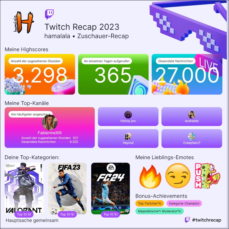 Das 10 Jahr Twitch geht zu Ende 💪#twitchrecap