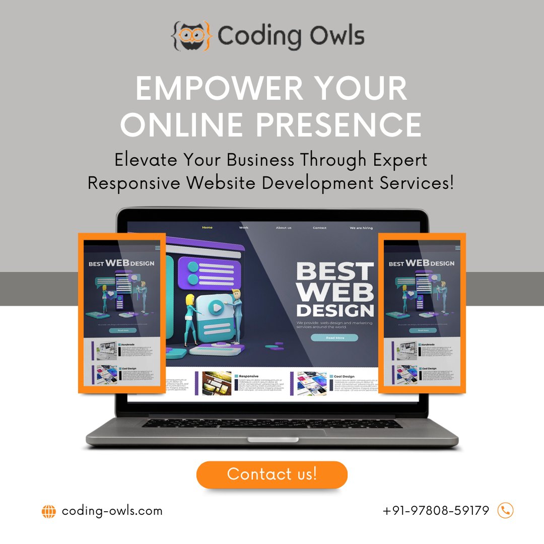 codingowlsca's tweet image. Crafting digital wonders one code at a time! 📷📷 Explore the art of web design with Coding Owls at coding-owls.com. 📷📷 Unleash the power of pixels and lines to bring your vision to life!

#WebDesign #CodingMasters #DigitalCraftsmanship #CodeMagic