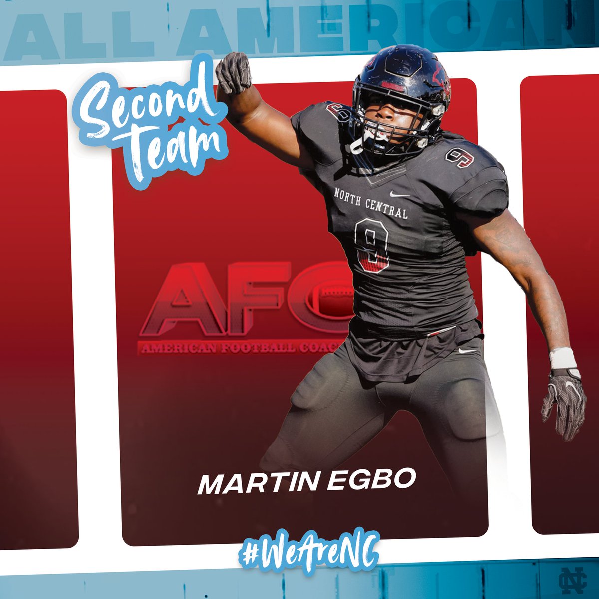 NCC_Athletics's tweet image. .@football_ncc has set a new program record w/four selections to the @WeAreAFCA Coaches' All-America Teams!
 
The full list: bit.ly/3RCom41

#WeAreNC #d3fb