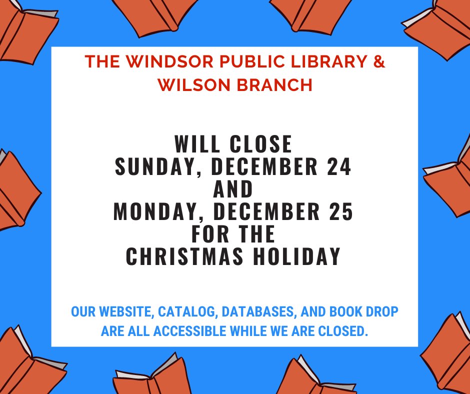 Windsor CT Library tweet media