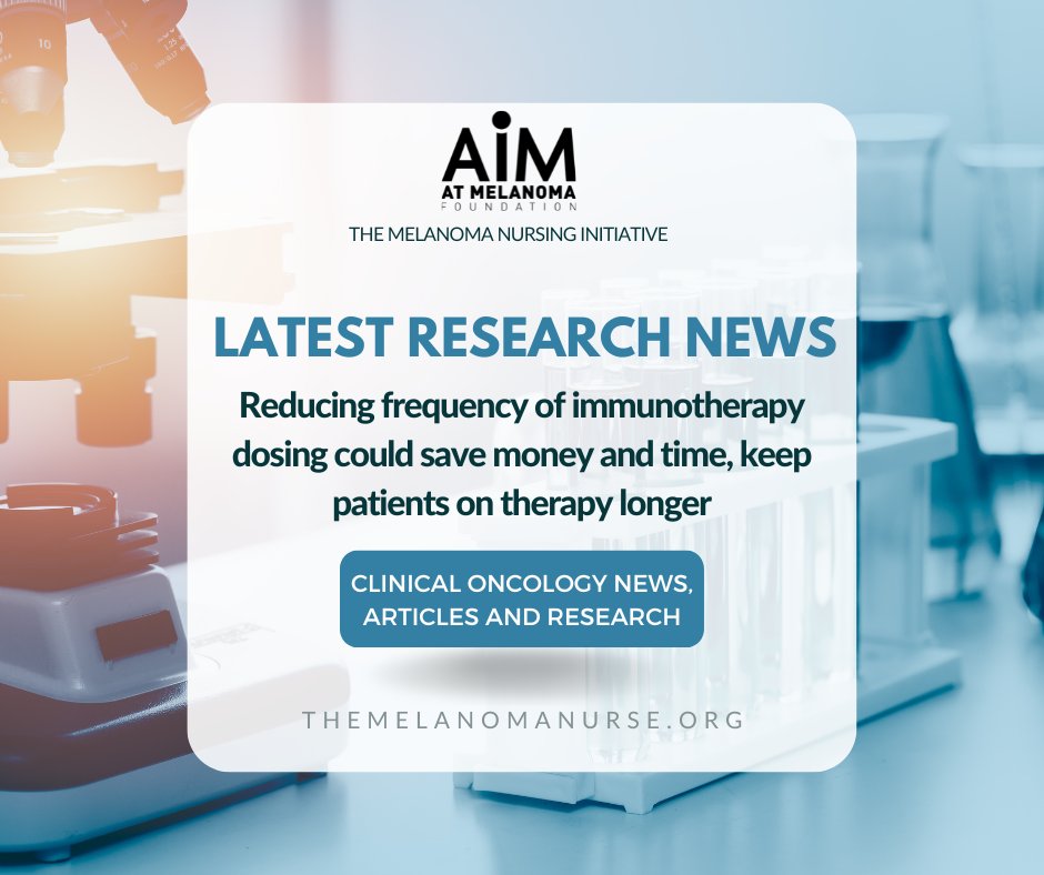 Study of immune checkpoint inhibitor dosing in patients with advanced skin cancers could help guide long-term treatment plans fredhutch.org/en/news/center…