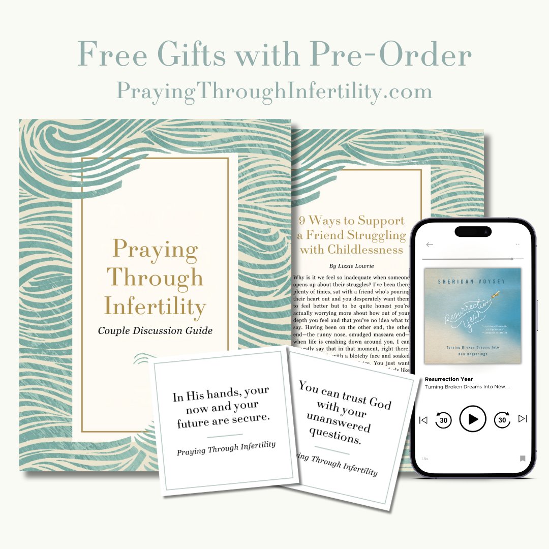 There are some amazing bonuses to be had when you pre-order @sheridanvoysey's new book - Praying Through Infertility (for which I was a contributor, along with 37 other men & women from 9 countries). 

Pre-order here: prayingthroughinfertility.com

My full post: facebook.com/CJSandys/posts…