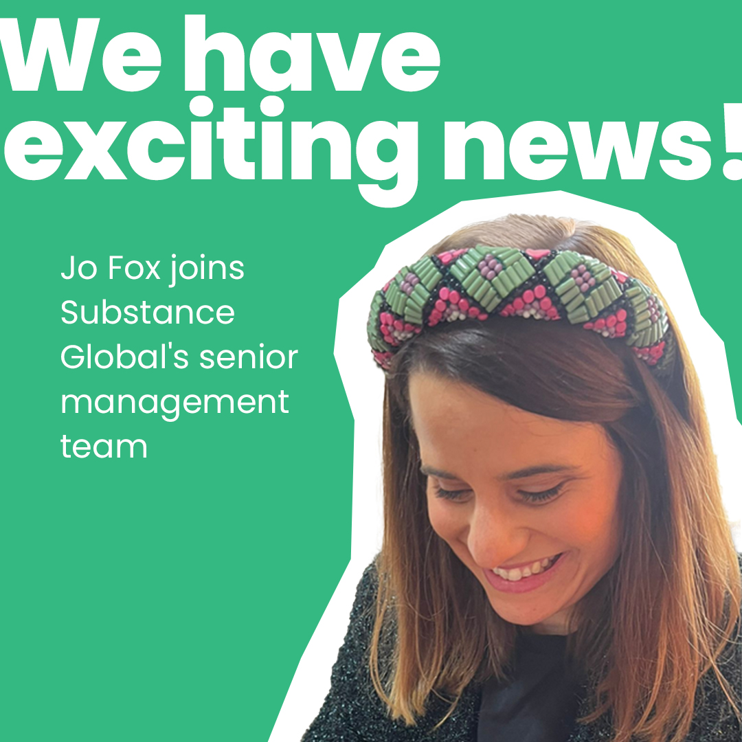 We have exciting news! We are absolutely delighted to announce that our Creative Services Director, Jo Fox, has joined the Substance Global senior management team.

linkedin.com/pulse/jo-fox-j…