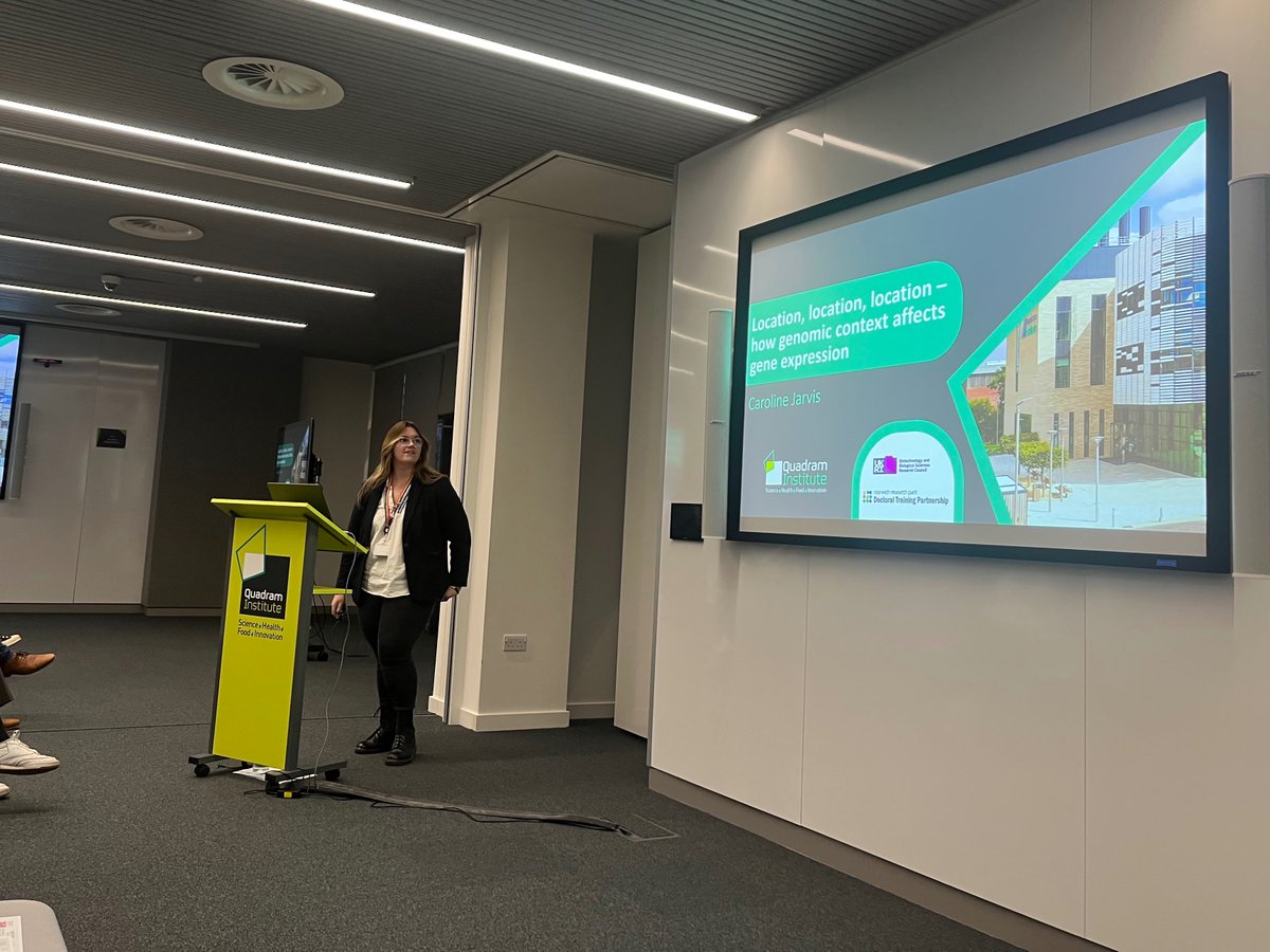 Quadram Student Forum (QSF) (@quadramsf) on Twitter photo <a href="/csjarvis_/">Caroline Jarvis ❤️🦠</a> discussed using different methods to investigate how genome position effects genome expression in bacteria #QSSS23 <a href="/csjarvis_/">Caroline Jarvis ❤️🦠</a> discussed using different methods to investigate how genome position effects genome expression in bacteria #QSSS23