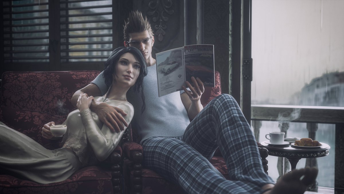 The peace, the domesticity of it all—he could get used to this.
Chapter 56: Born to Dance in the Dark
archiveofourown.org/works/15088619…
#FFXV #FF15 #IgnisxOC #Ignis