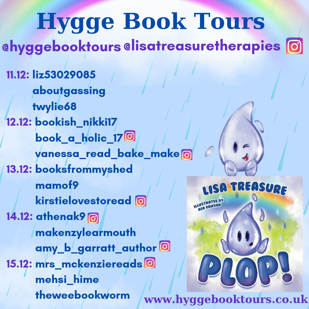 Taking over tomorrow we have @bookish_nikki17 ❤️
I'm sure little Plop will be popular again! 

#hyggebooktours #hygge #booktours #booktourorganiser #bookbloggers #bookstagram #authorpromo #supportingauthors #bookpromotion #childrensfiction #fictionbook