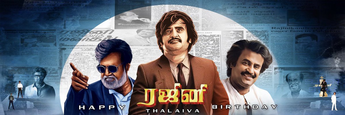 The Official “COVER PIC” - CCP is here🤘 
Thanks  @RAJINI_DESIGNS 👍⚡️

#HBDSuperstarRajinikanth 

#Rajinikanth #Thalaivar #Superstar
#Thalaivar170 #Lalsalaam #Thalaivar171 #HBDSuperstarRajinikanth