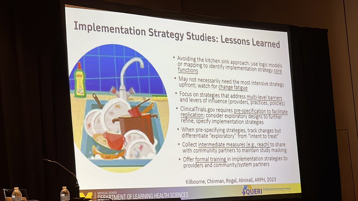 #amykilbourne #discience23 @AcademyHealth lessons learned multistory #impsci trials