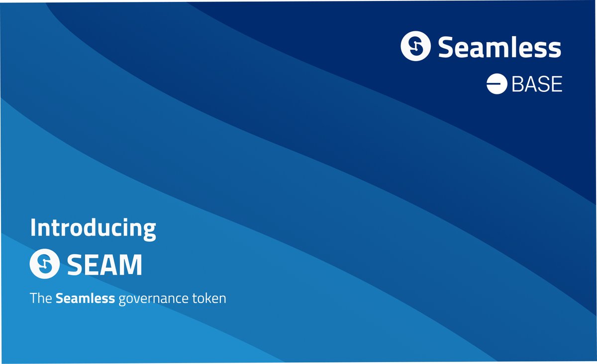 SeamlessFi's tweet image. gm 👋

@seamlessFi is excited to introduce SEAM, the governance token of Seamless, which is @BuildOnBase’s largest native lending protocol! 

Did someone say wen airdrop? Keep reading for details on how to claim your airdrop? 👇