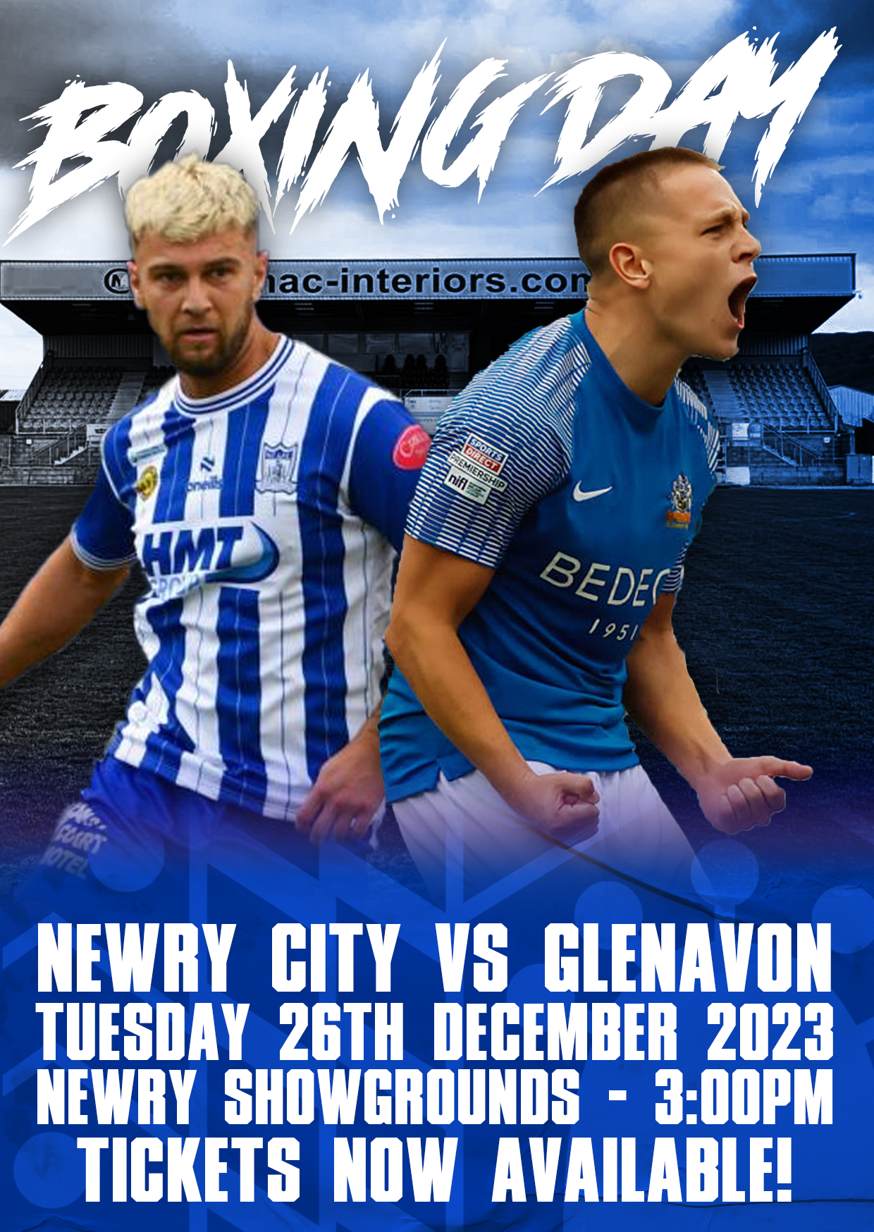 Newry City Afc Vs Glenavon Football Livestream Free (Tue 26 Dec, 2023)  