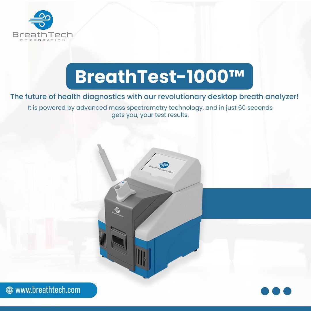 breathtech_corp's tweet image. Revolutionary breath analyzer: Health insights in 60 seconds with cutting-edge mass spectrometry!  

Experience the future of health monitoring with BreathTest-1000™.

#BreathTech #breathtesting #healthcare #healthtechnology #healthtech