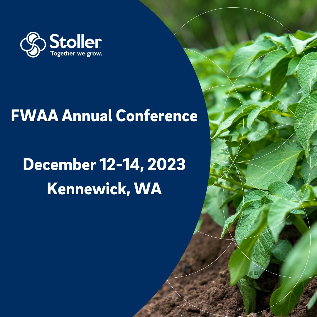 We will be in Kennewick, WA for the 2023 Far West Agribusiness Association conference. Come by and see what Stoller can do for you.