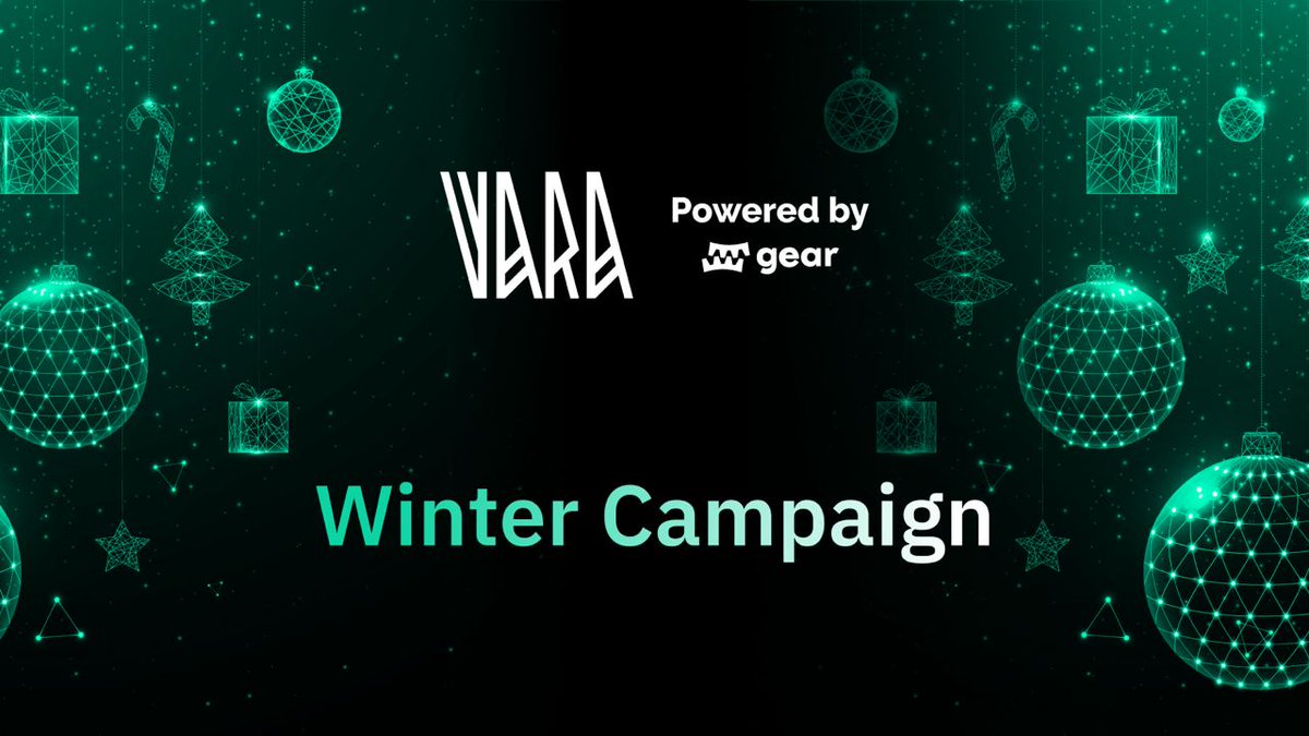 GM #VaraCommunity! 🎉

Announcing #VaraNetwork Winter Gleam Campaign! ❄️

Lasting until January 1, 2024!

60 lucky winners will split a $500 in USDC prize pool:

🥇10 will get 15$
🥈20 will get 10$
🥉30 will get 5$

Click the link below &amp; get started! 👇🏼
gleam.io/cROZ2/vara-gle…
