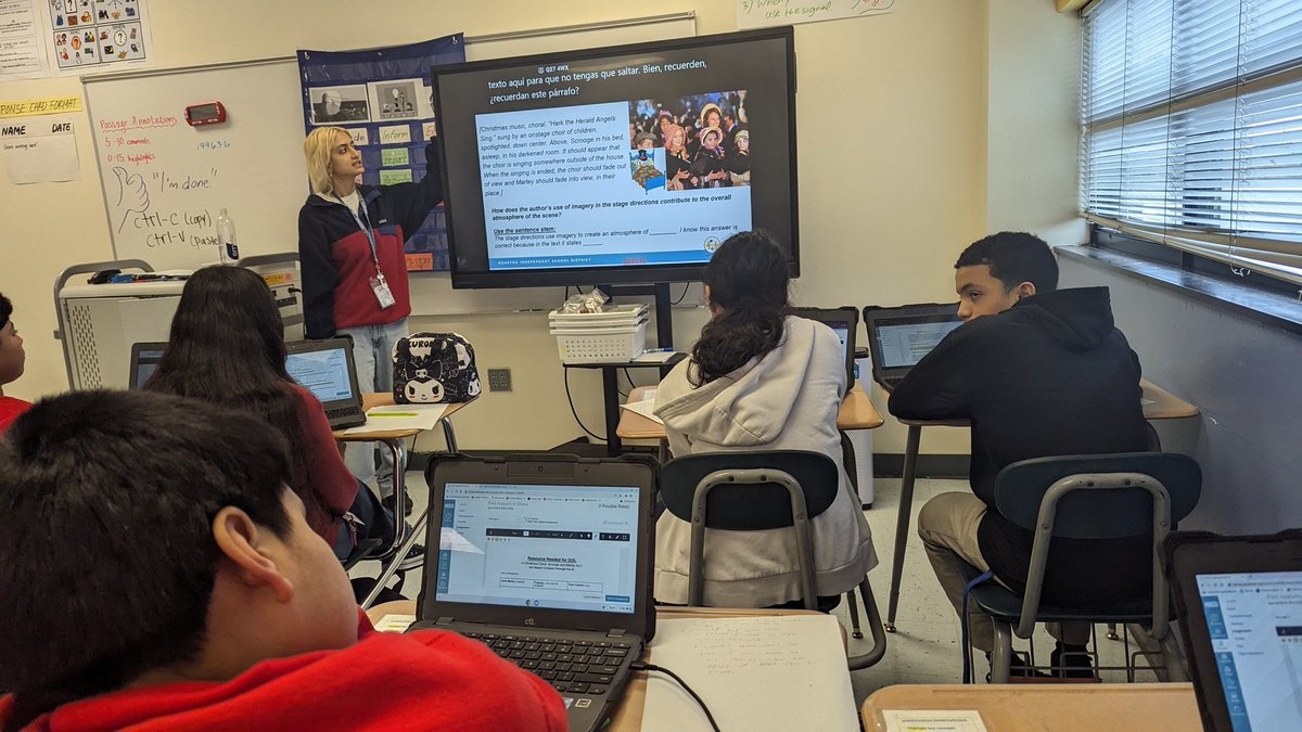 Luz Navarrete (@luz_itcoach) on Twitter photo Shout-out to Ms. Gaeeni, one of our 7th-grade ELA teacher at <a href="/CliftonPride/">Clifton Cougars</a>, for supporting our newcomer students. She's using technology integration 💻 with <a href="/Canvas_by_Inst/">Canvas by Instructure</a>, and the students are employing immersive reader tools and annotation strategies as part of their classwork Shout-out to Ms. Gaeeni, one of our 7th-grade ELA teacher at <a href="/CliftonPride/">Clifton Cougars</a>, for supporting our newcomer students. She's using technology integration 💻 with <a href="/Canvas_by_Inst/">Canvas by Instructure</a>, and the students are employing immersive reader tools and annotation strategies as part of their classwork
