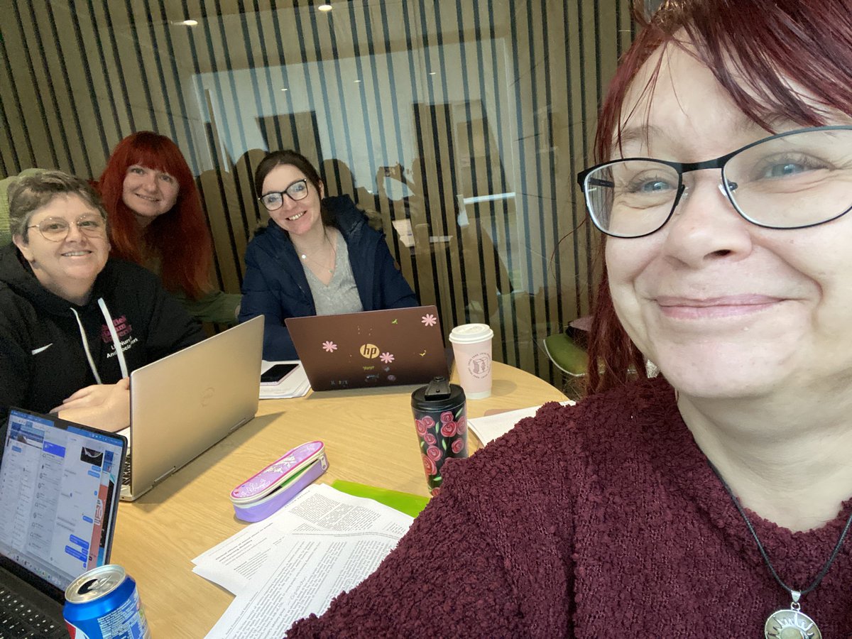 #LDSW #Learningdisabilitynursing #socialwork #SHU our little study group doing very little actual study