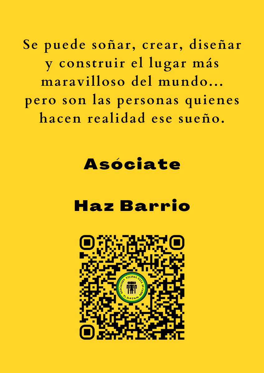 Asociación Vecinal Casa de Campo El Batán tweet media