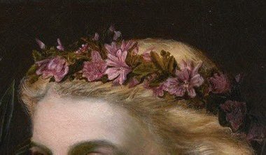 — flower crowns in paintings