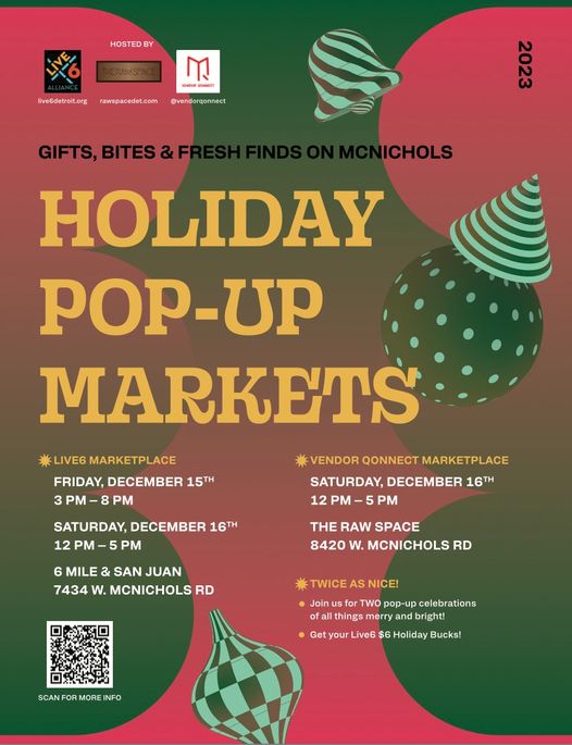 We've got not one, but TWO incredible pop-up markets lined up that will make your heart skip a beat! Mark your calendars and get ready to experience all things merry and bright like never before!