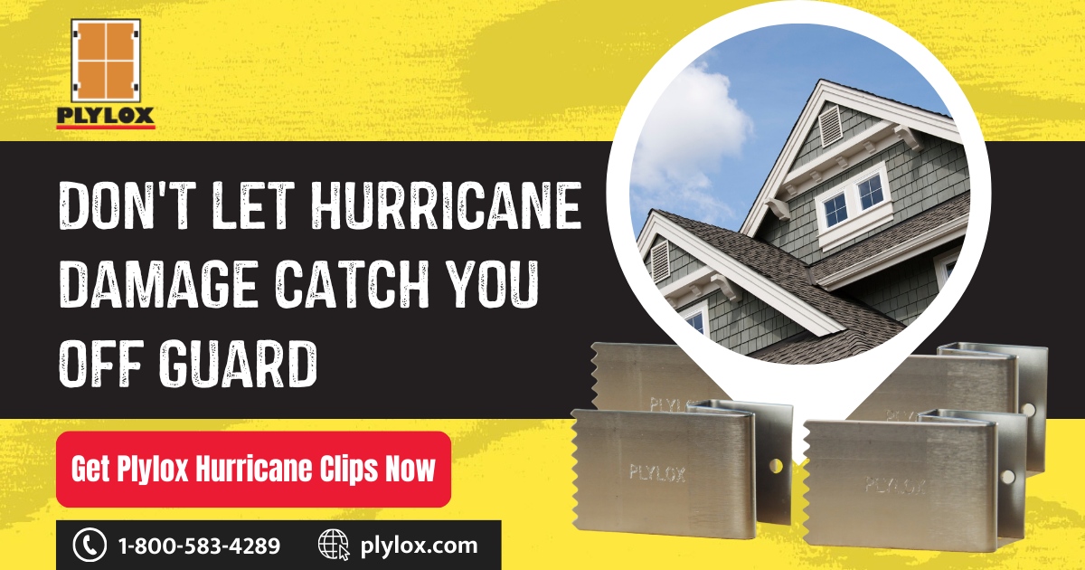 Don't wait for hurricane damage to catch you off guard. ⏰ Get Plylox Hurricane Clips now and stay prepared, even after the season is over. 🌧️ #plylox #plyloxhurricaneclips #protectyourproperty #hurricaneprotection #hurricanewindowclips #metal #stormdamage #hurricaneseason #h...