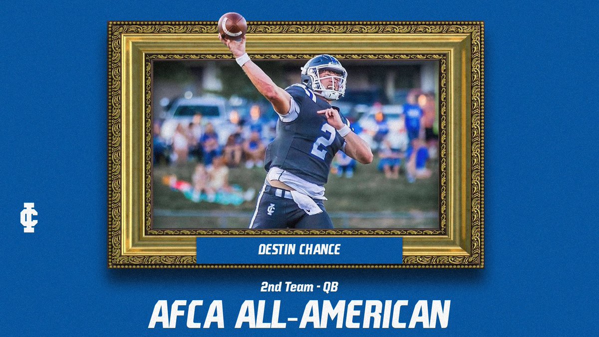 Congrats to Destin Chance on being named an AFCA All-American! #FOE