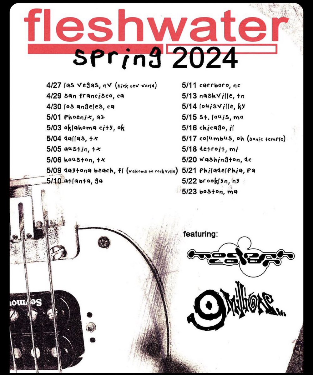 All of them are coming to DC in 2024- we eating good. I’m so fucking excited for sweetpill, equipment, freshwater, and modern color. Have some new bands I’ll have to check out soon too