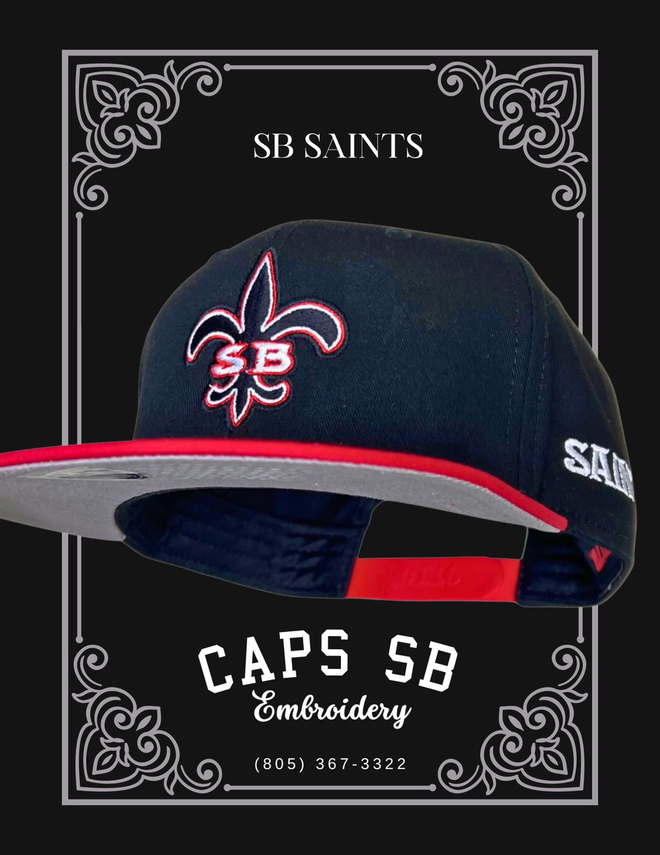 Sb_caps's tweet image. Embroidery Services 🧢 #santabarbara