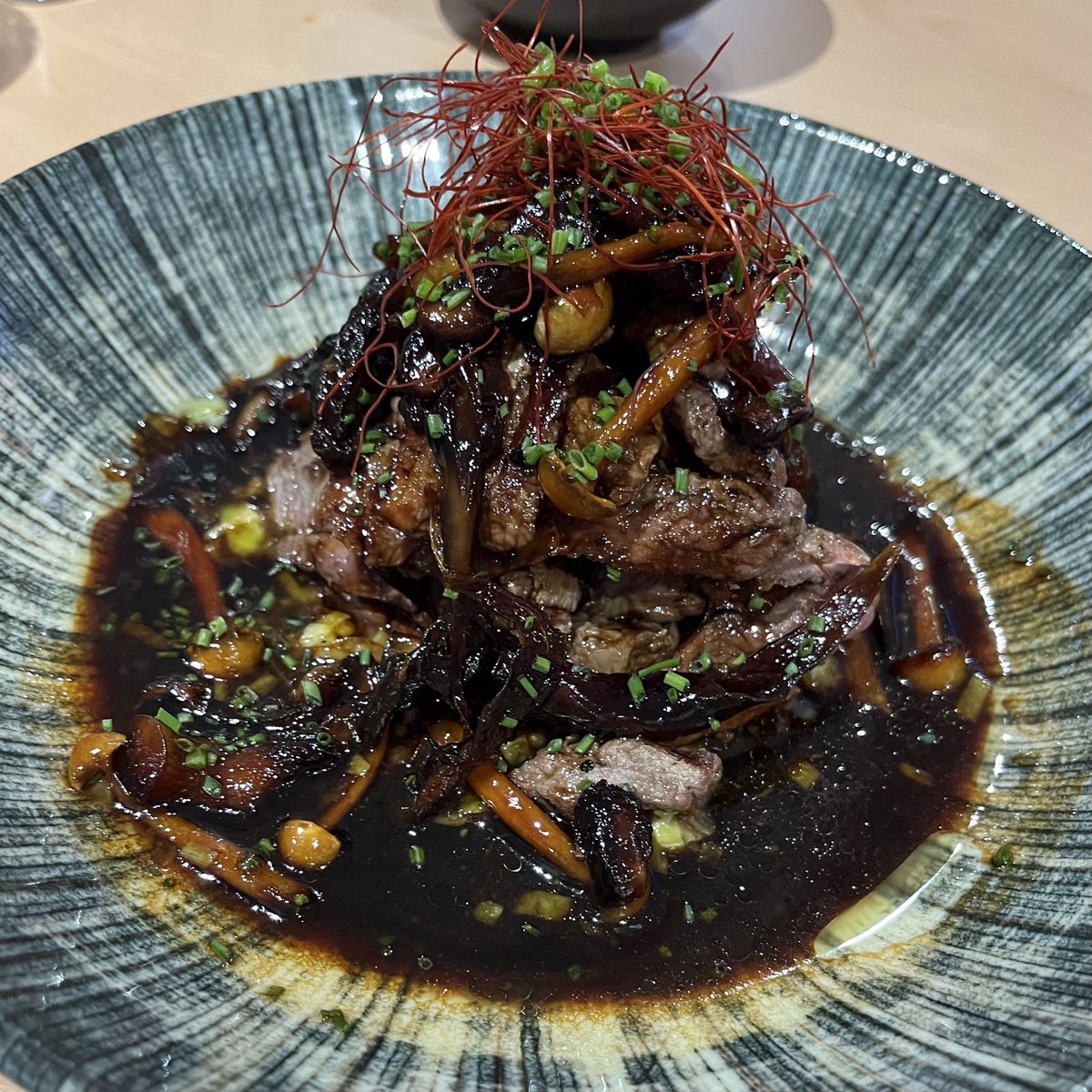 Truffle Ribeye Beef @fumikohornchurch #foodie #foodblogger #japanesefood #christmastastingmenu #tastingmenus #hornchurch #essex #essexdining #topessexeats #eatingessex #eatjapanese #ribeye #ribeyebeef #hospitality #fumikohornchurch