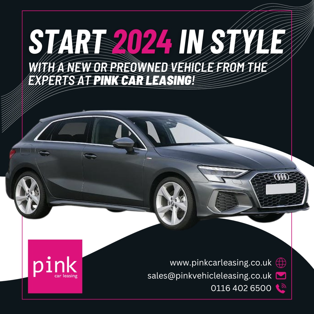 Get ready to drive into 2024 in style with a new or preowned vehicle from the experts at Pink Car Leasing! We can provide quotes for any make and model - including a wide range of #ElectricVehicles! 🌐 bit.ly/3PSem5X #PreownedVehicles #UsedCarLeasing #VehicleLeasing