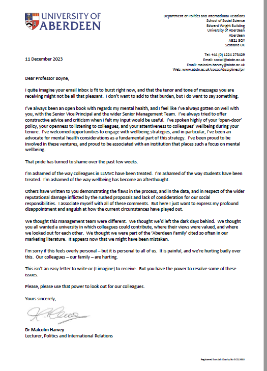 In relation to the ongoing campaign to #SaveUoAlanguages, I sent this letter to Principal George Boyne today.