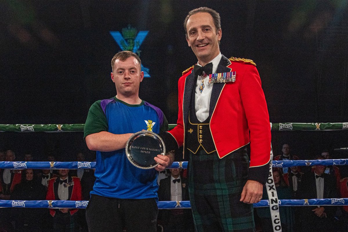 Congratulations to all SCOTS that took part in the recent Regimental boxing competion. A special mention to Fus Donaghy for winning 'Best Boxer' and to Hldr Hodge for winning most 'Courageous Boxer' of the evening.