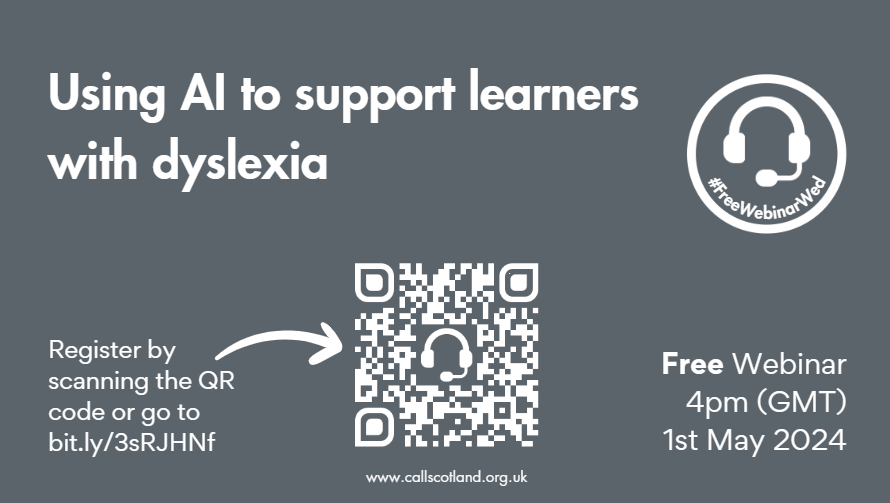 There is still time to sign up to join us live or catch up later on demand with this week’s #FreeWebinarWed. Craig will demonstrate how you can embrace the current AI revolution in education. 

Don't miss out on this insightful journey!