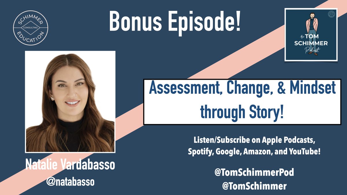 [BONUS] @natabasso joins the pod for this crossover episode about 'story!' Rehumanizing #assessment, change, & our personal mindsets through story! 🟣Apple apple.co/3RamsWQ 🟢Spotify tinyurl.com/cef4rv84 #ATAssessment #teachersoftwitter #edutwitter #atplc