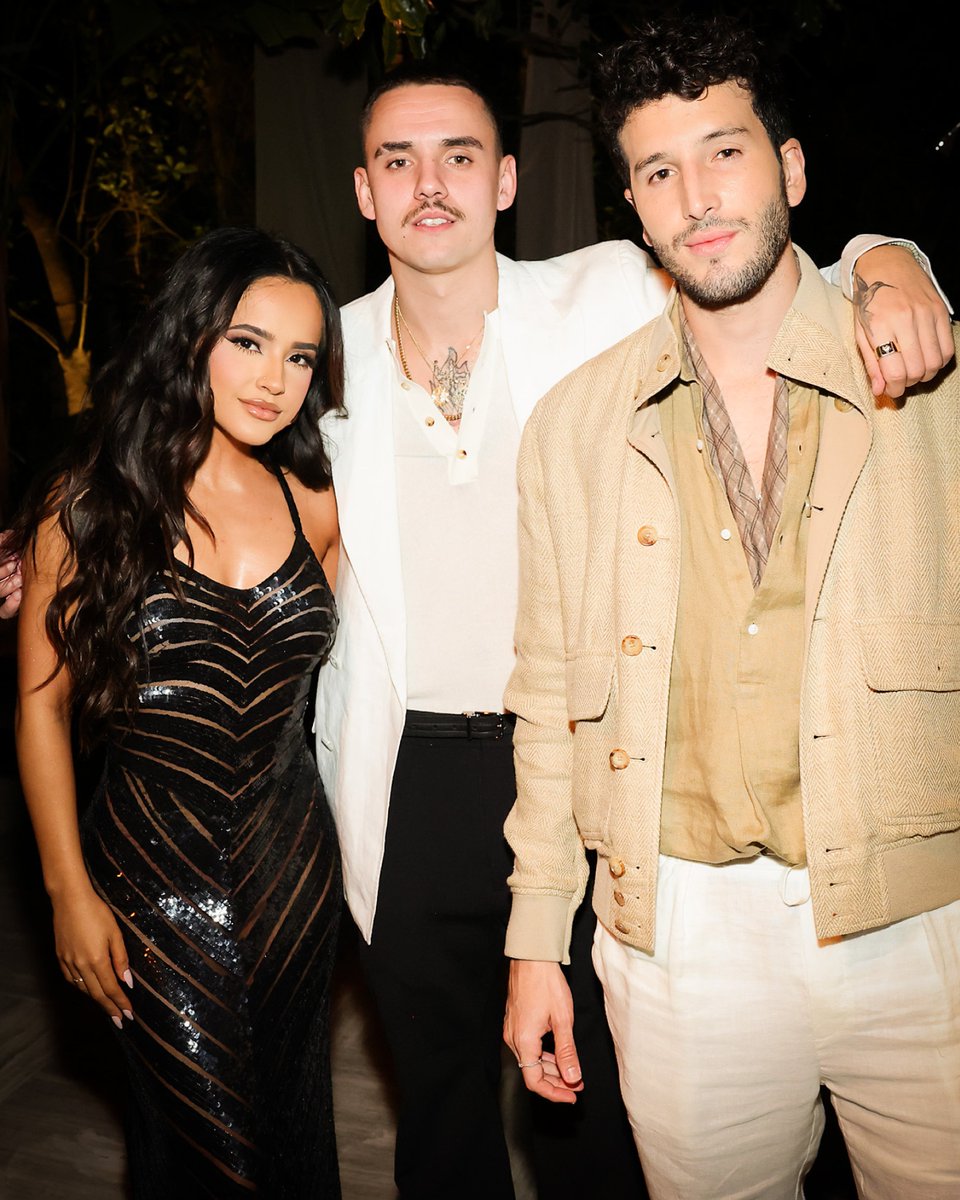 An inside look into Ralph Lauren and #WMagazine—a celebration of the creativity and style that define Art Basel Miami Beach. Here, guests #IsabelaGrutman, #BeckyG, and #SebastiánYatra wear #RLCollection and #RLPurpleLabel.
