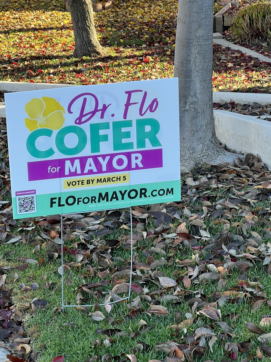 YAS!!!!! MY LAWN BLING! 
#moreispossible #drfloformayor