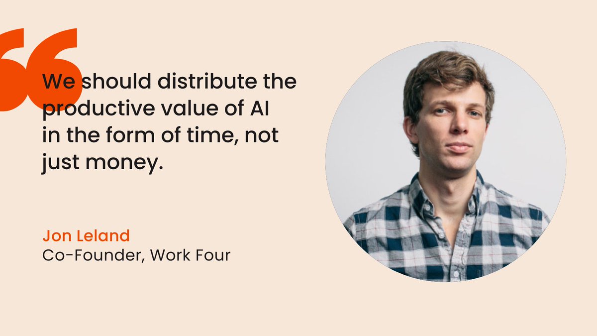 letsworkfour's tweet image. Check out our very own @JonathanLeland featured in a new article from @politico and @oliviaolanderr! 

#FourDayWorkWeek #AI #Productivity