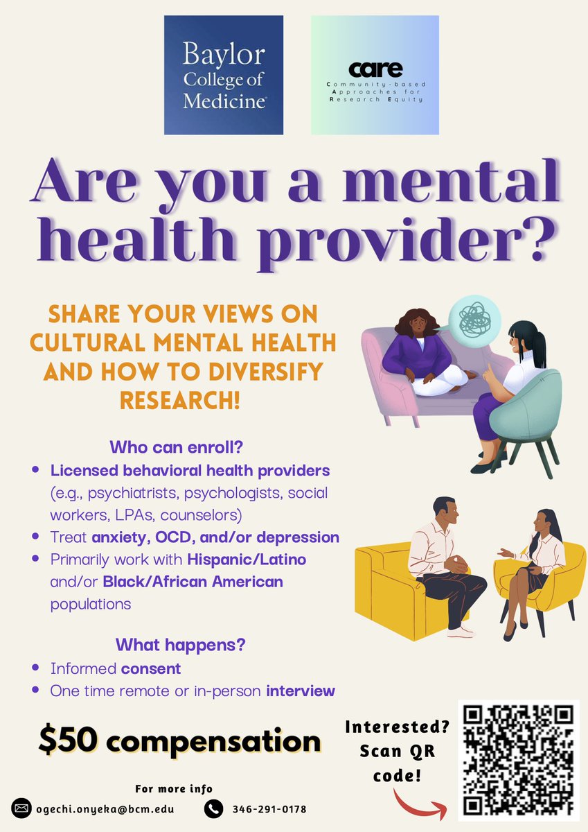 @bcm_ocd @BCM_LATINO_OCD @BCMStorchLab I'm also seeking to explore perspectives from clinicians who work with this population as it #takesavillage to support our understanding of mental health @therapy4bgirls @therapy4theppl @treatmyocd @IOCDF @1NLPA