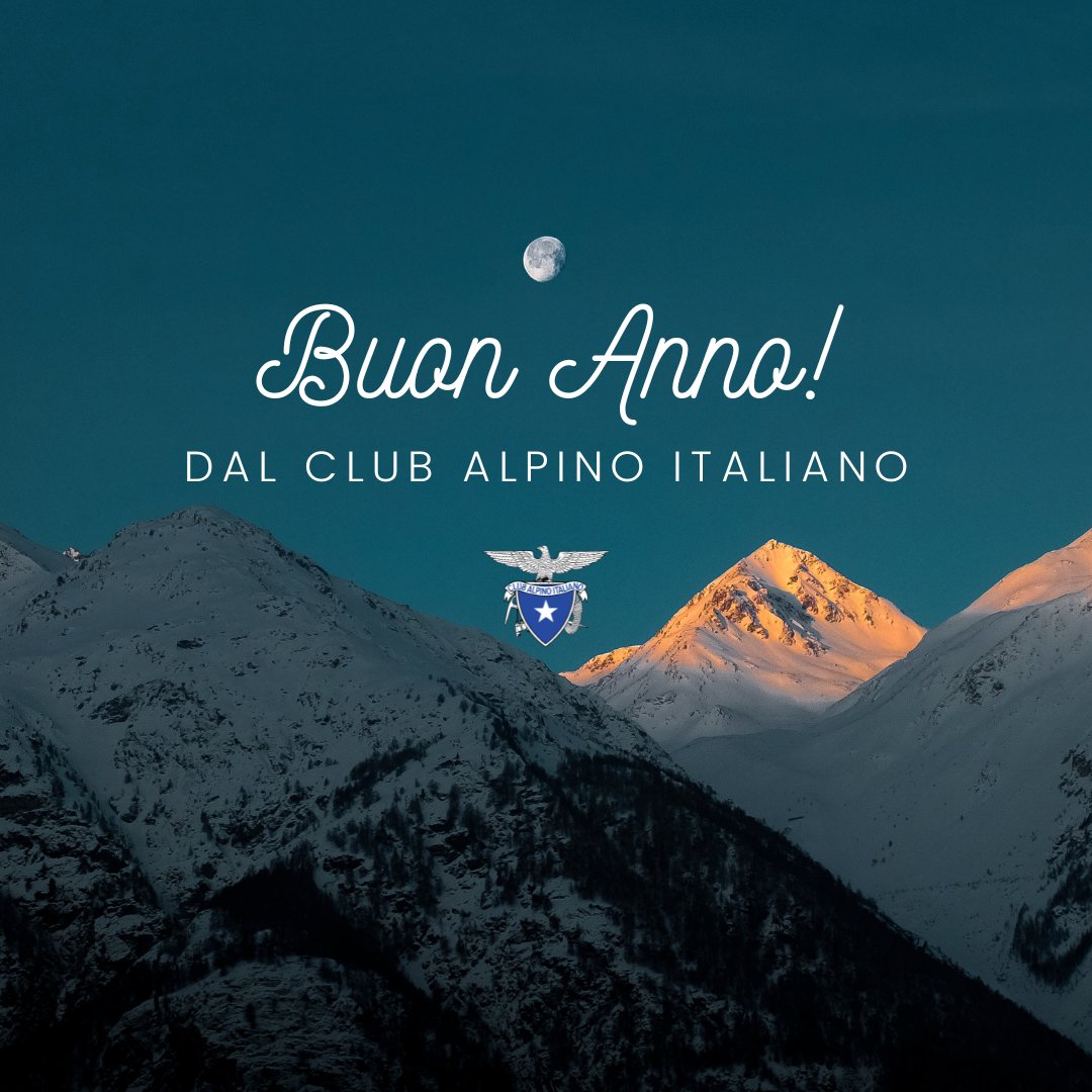 🗻 Tanti #auguri per un buon 2024 dal #ClubAlpinoItaliano!