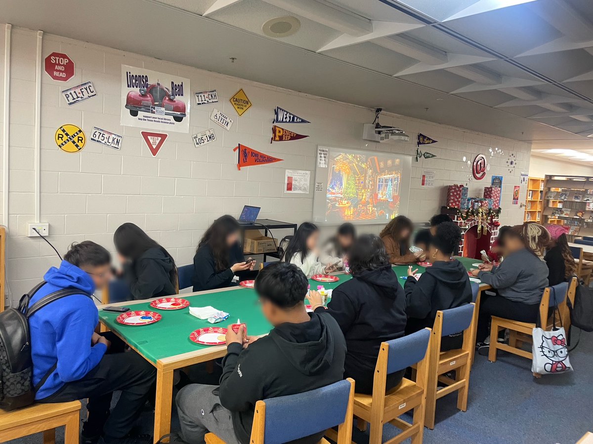 Bowie HS Library tweet media